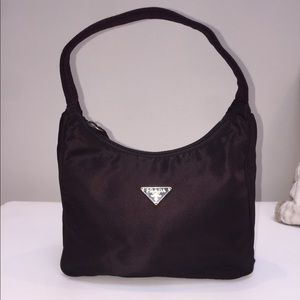 Prada Tessuto Sport shoulder purse in mosto